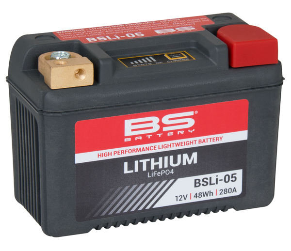 Lithium LiFePO4 Batterie BS BATTERY BATTERY LITHIUM BSLI05 Motorradbatterie 12v