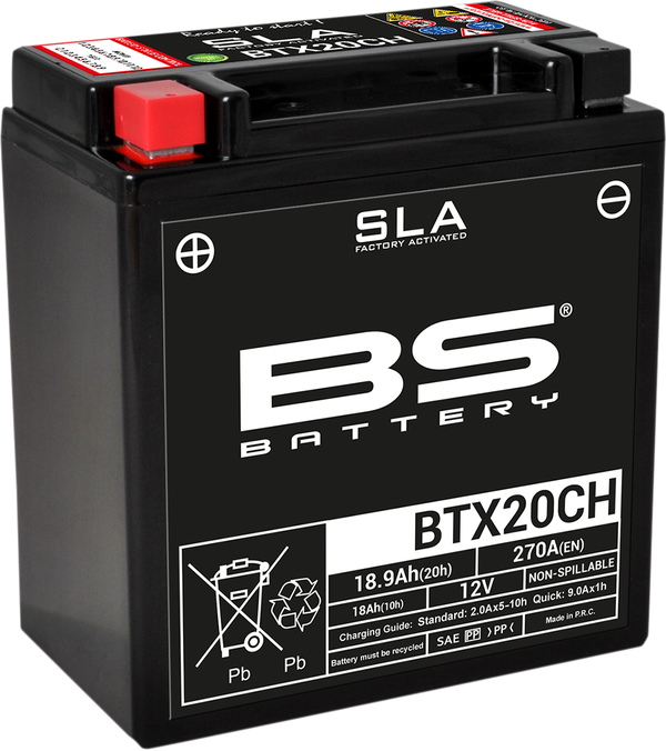 BS BATTERY Motorrad AGM batterie 12v 18,9Ah Motorradbatterie