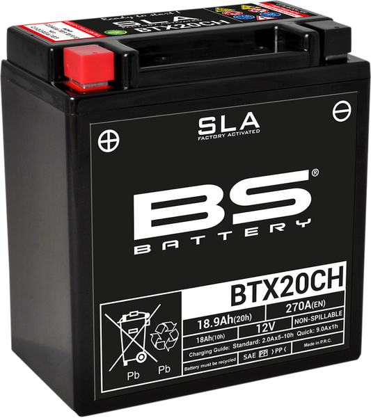 BS BATTERY Motorrad AGM batterie 12v 18,9Ah Motorradbatterie