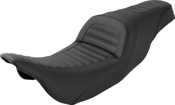 SADDLEMEN SEAT ROLL PLEAT SLIM  Gelsitzbank für Harley Davidson 08-23 FLHT/FLHR/FLTR/FLTRU/FLTRK/FLHXS/FLHTK/FLHTCU08011013 / 808-07B-161