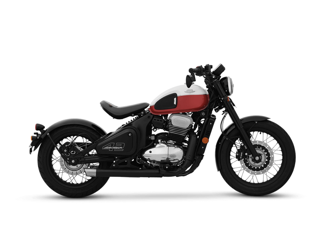 Jawa Bobber 350 Neufahrzeug Retro Rot Weiß Vorbestellen Verfügbar Ab April 2024