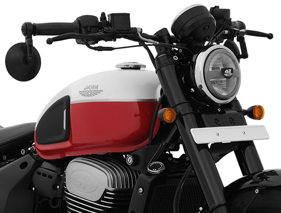 Jawa Bobber 350 Neufahrzeug Retro Rot Weiß Vorbestellen Verfügbar Ab April 2024